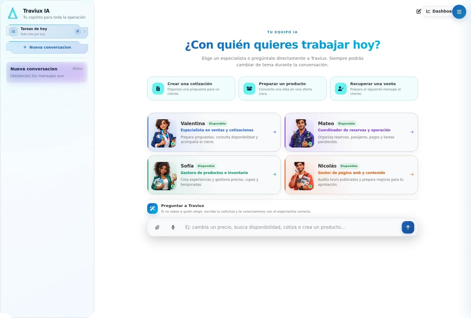 Agentes IA para agencias de viajes en Colombia